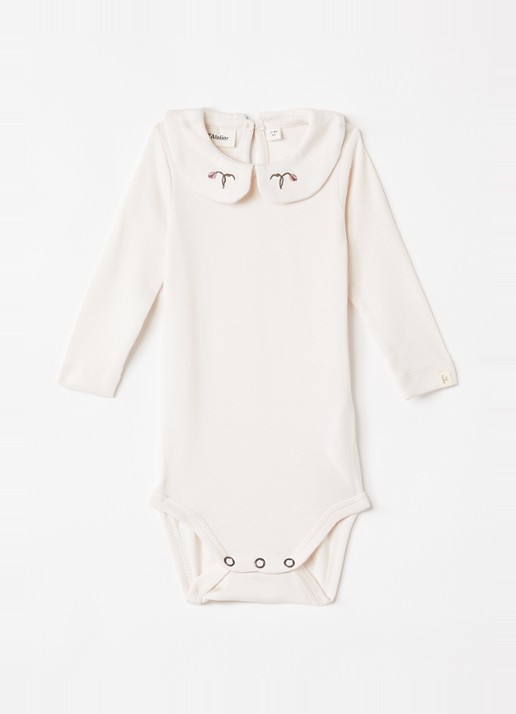 Lil 'Atelier NBFFundo romper met borduring