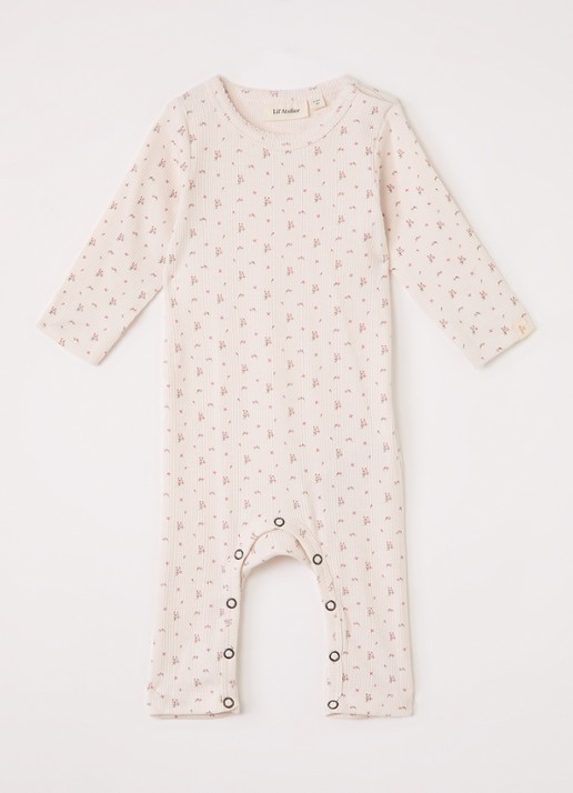 Lil 'Atelier NBFGago babypak met print - voorkant 3 creme