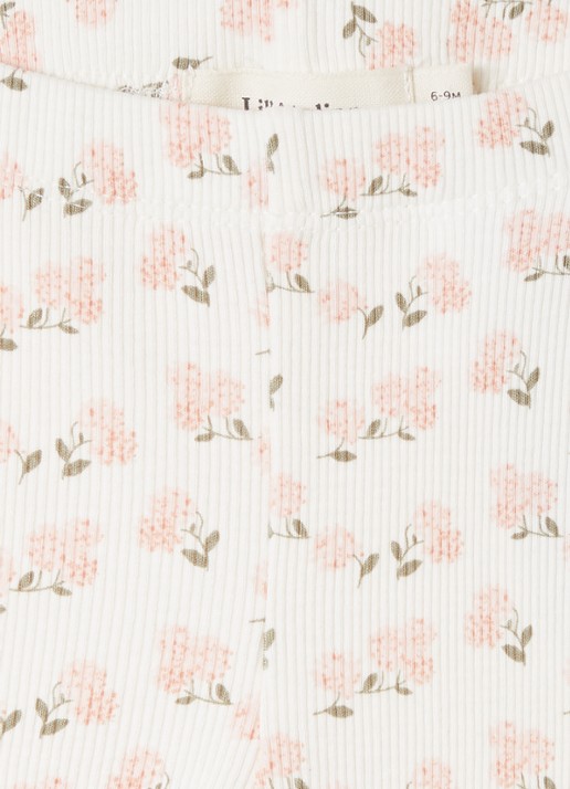 Lil 'Atelier NBFGago legging met bloemenprint - detail 4 gebroken wit