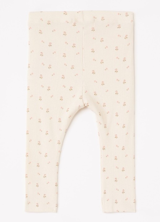 Lil 'Atelier NBFGago legging met print - achterkant 5 taupe