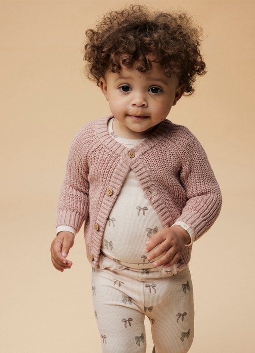 Lil 'Atelier NBFGavo romper met print - voorkant 4 roze