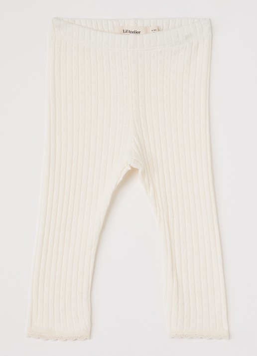 Lil 'Atelier NBFHaldis legging met ribstructuur