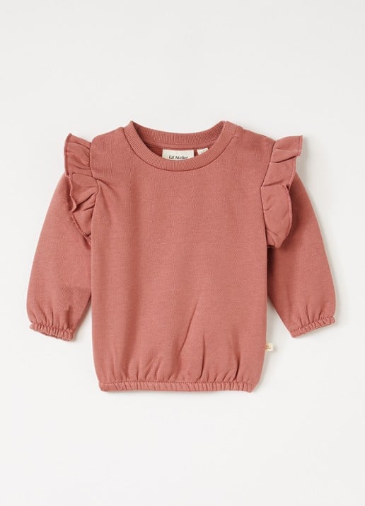 Lil 'Atelier NBFKilano sweater met volant