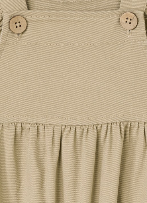Lil 'Atelier NBFLoden slim fit tuinbroek - detail 3 beige
