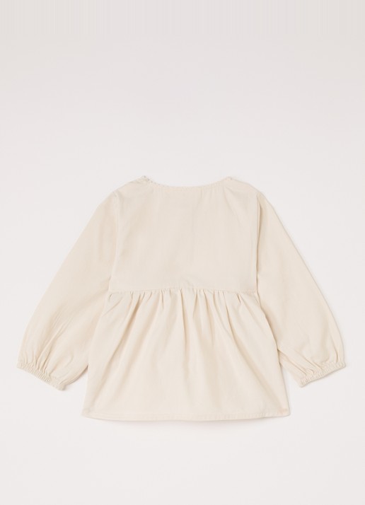 Lil 'Atelier NBFLolia tuniekjurk - voorkant 2 creme