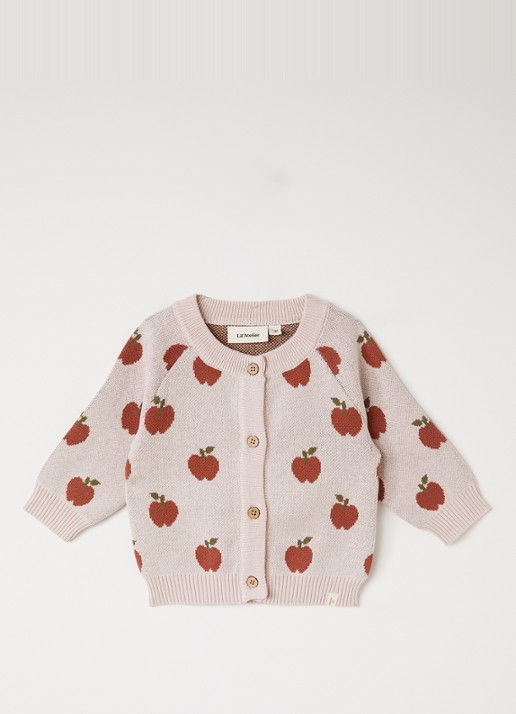 Lil 'Atelier NBFLulio fijngebreid vest met print