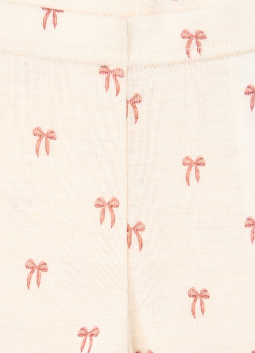 Lil 'Atelier NBFNalu legging in merino wolblend  - detail creme