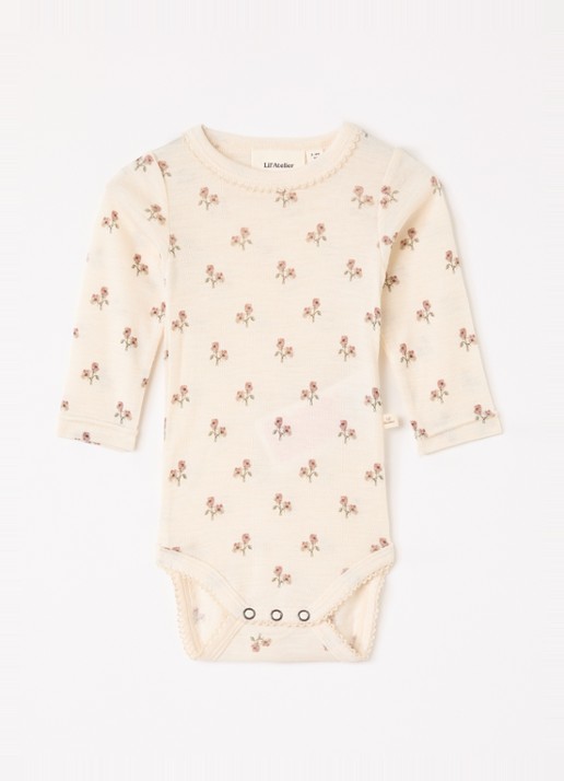 Lil 'Atelier NBFNalu romper in wolblend met print
