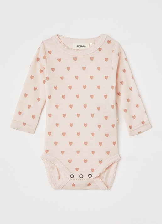 Lil 'Atelier NBFNoel Nia romper van merino wol