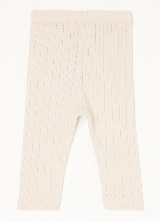 Lil 'Atelier NBFRachel legging in  katoenblend - voorkant 3 oudroze
