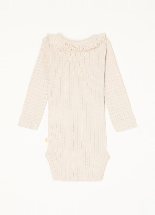 Lil 'Atelier NBFRachel romper in  katoenblend - voorkant 2 oudroze