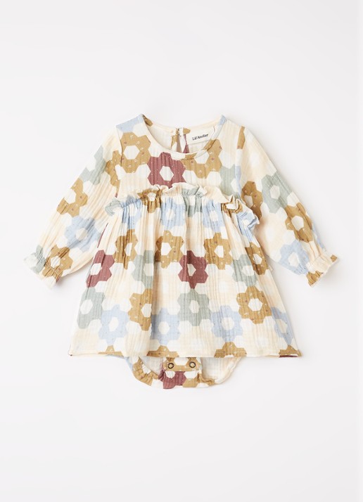 Lil 'Atelier NBFTalia jurk met bloemenprint