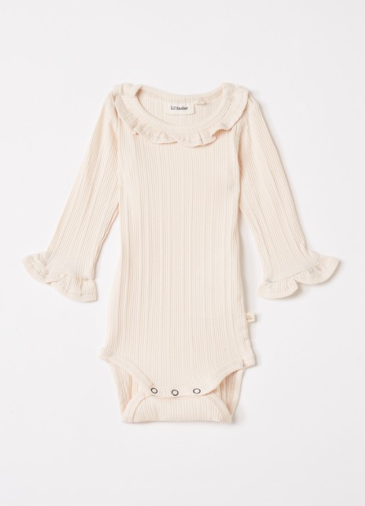 Lil 'Atelier NBFTansy romper met ribstructuur