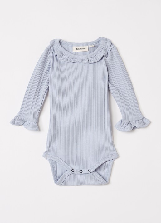 Lil 'Atelier NBFTansy romper met ribstructuur