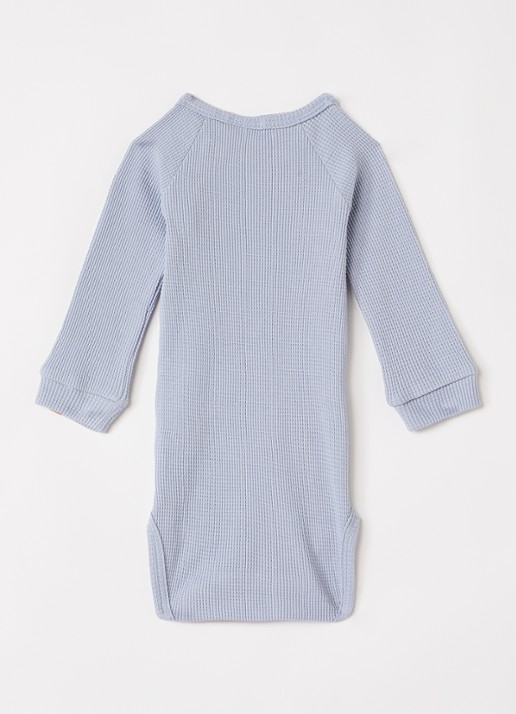 Lil 'Atelier NBMBalto romper met structuur - voorkant 2 lichtblauw