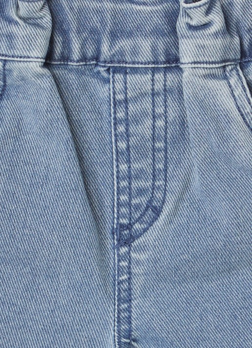 Lil 'Atelier NBMDeva straight leg jeans - detail indigo
