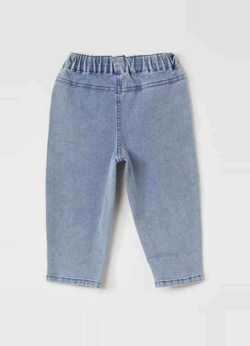 Lil 'Atelier NBMDeva straight leg jeans - voorkant 3 indigo