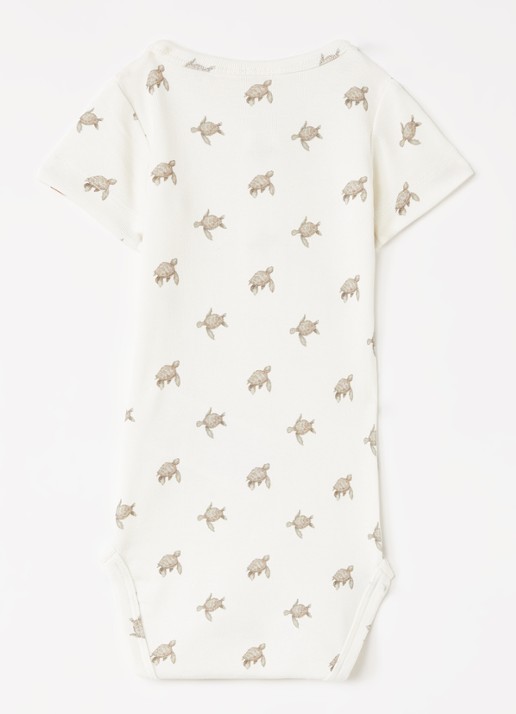 Lil 'Atelier NBMGayo romper met print - voorkant 2 gebroken wit