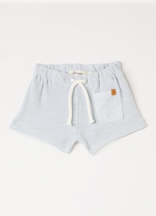 Lil 'Atelier NBMHonjo loose fit korte broek met structuur