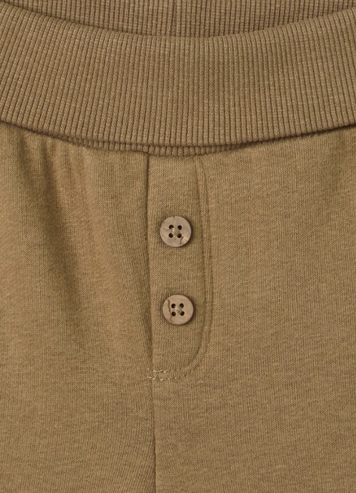 Lil 'Atelier NBMILondon straight fit broek - detail 3 khaki