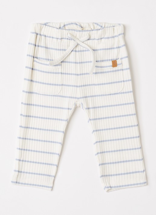 Lil 'Atelier NBMKail straight fit babybroek met streepprint