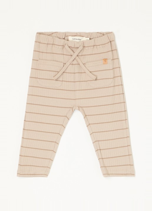 Lil 'Atelier NBMKail tapered fit joggingbroek van  katoen