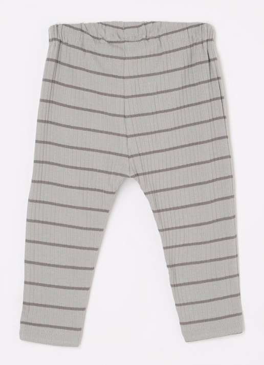 Lil 'Atelier NBMKail tapered fit joggingbroek van  katoen - voorkant 3 olijfgroen