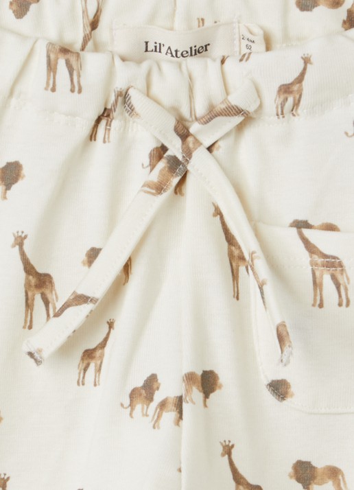 Lil 'Atelier NBMLayo legging met print - detail creme