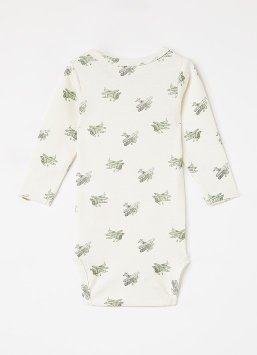 Lil 'Atelier NBMLayo romper met print - voorkant 2 beige