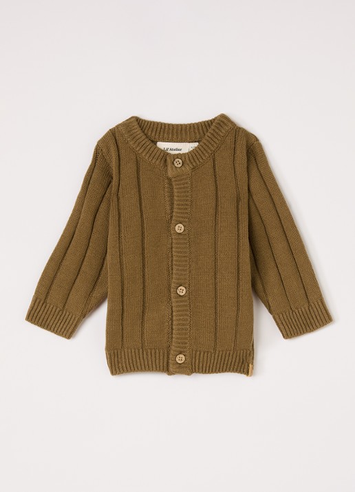 Lil 'Atelier NBMLomon grofgebreid vest