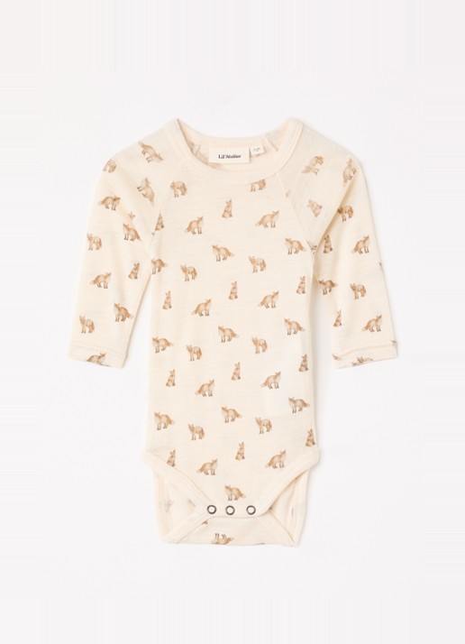 Lil 'Atelier NBMNalu romper in wolblend met print