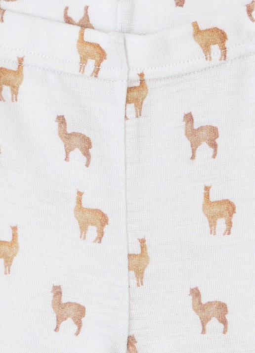 Lil 'Atelier NBMNoel legging van merino wol - detail 5 lichtblauw