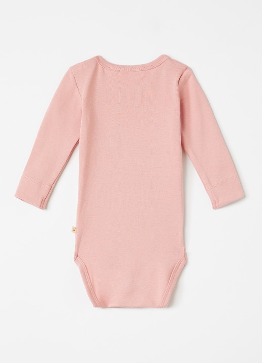 Lil 'Atelier NBNGayo romper met ronde hals - voorkant 2 roze