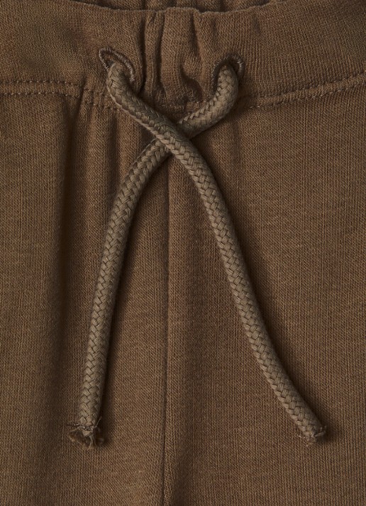 Lil 'Atelier NBNIlondon tapered fit joggingbroek met steekzakken - detail 3 lichtbruin