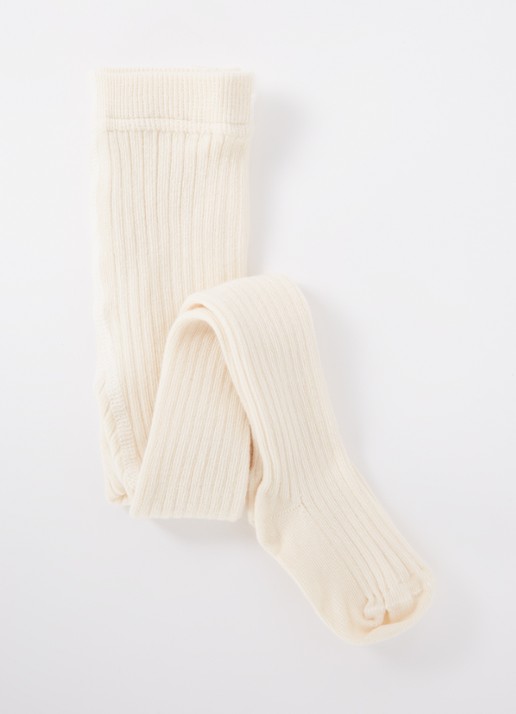 Lil 'Atelier NBNIlso ribgebreide maillot in  katoenblend - detail 2 creme