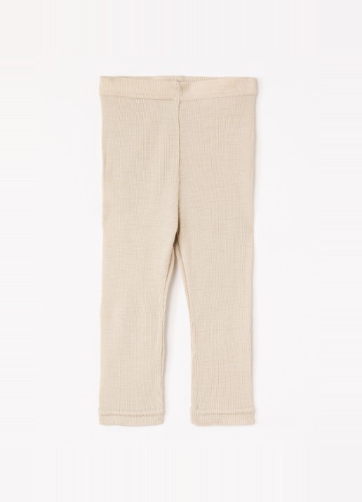 Lil 'Atelier NBNNalu legging in wolblend - voorkant beige