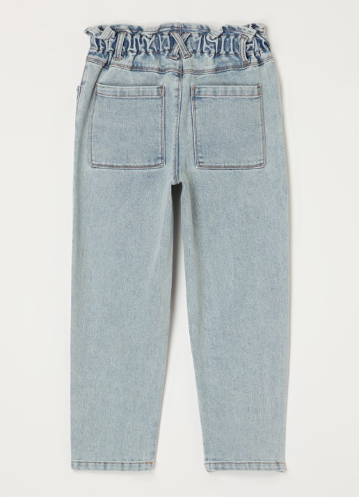 Lil 'Atelier NMFDarlee loose fit jeans in  katoenblend - voorkant 3 indigo