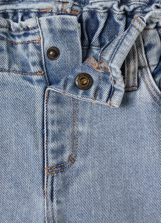 Lil 'Atelier NMFDarlee straight leg jeans - detail 3 indigo