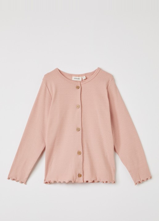 Lil 'Atelier NMFDimia vest met geschulpte zoom