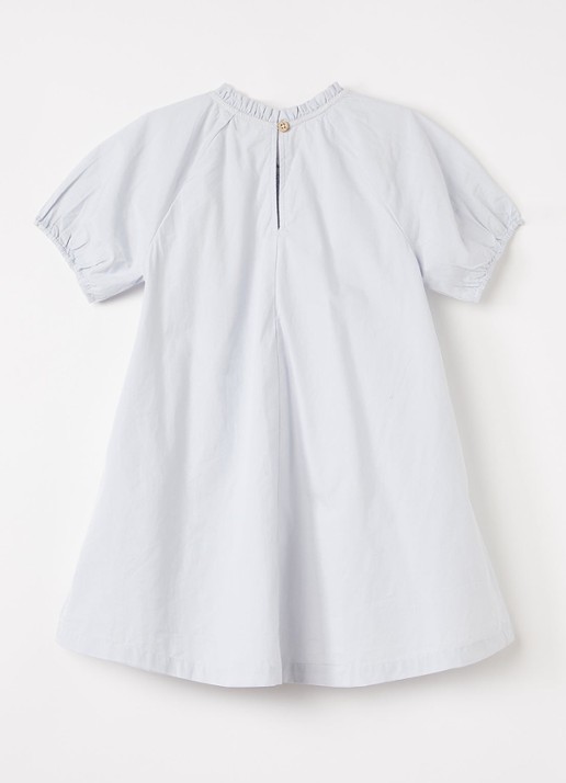 Lil 'Atelier NMFFaustine jurk met broderie - achterkant 5 grijs
