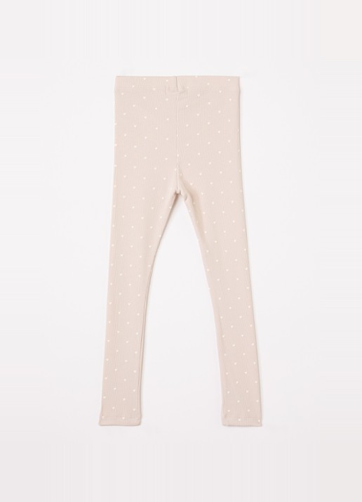 Lil 'Atelier NMFGago legging met print - achterkant 3 taupe