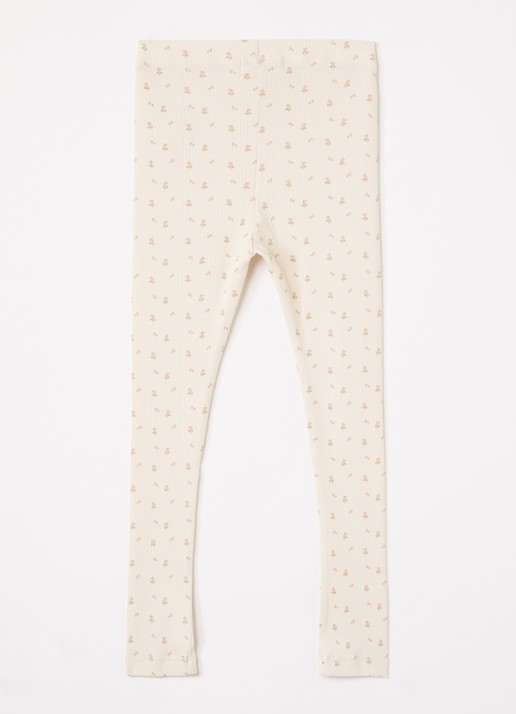 Lil 'Atelier NMFGago legging met print - voorkant 3 creme