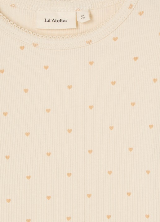 Lil 'Atelier NMFGago ribgebreide longsleeve  - detail 3 vanillegeel