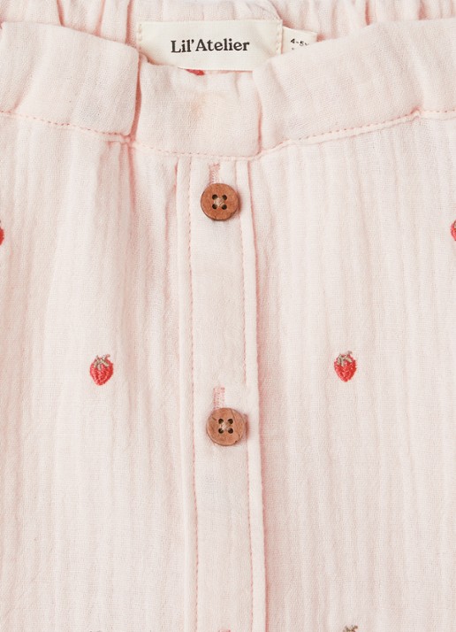 Lil 'Atelier NMFKamma rok met print - detail lichtroze