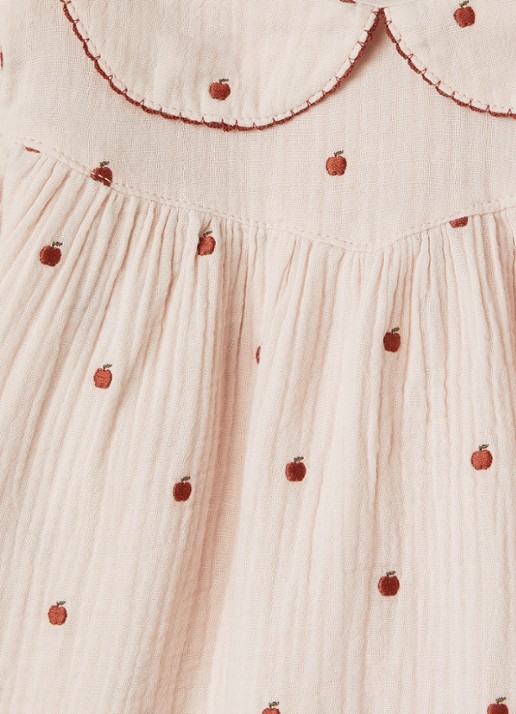 Lil 'Atelier NMFKamma top met print - detail 3 lichtroze