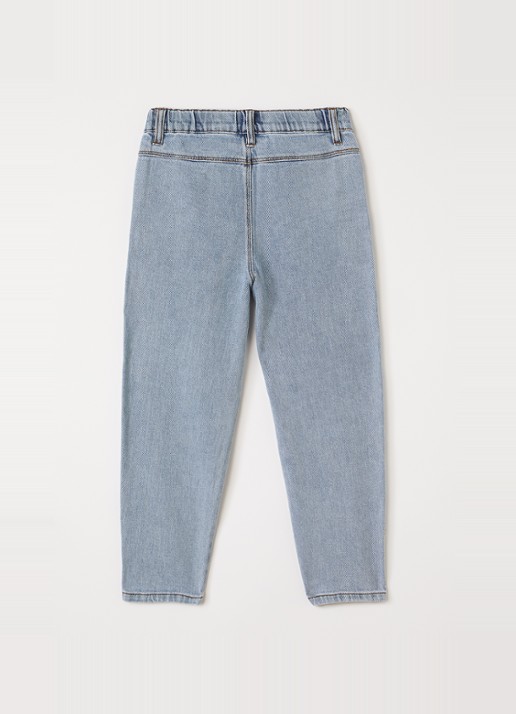 Lil 'Atelier NMFKarole straight leg jeans - voorkant 3 indigo