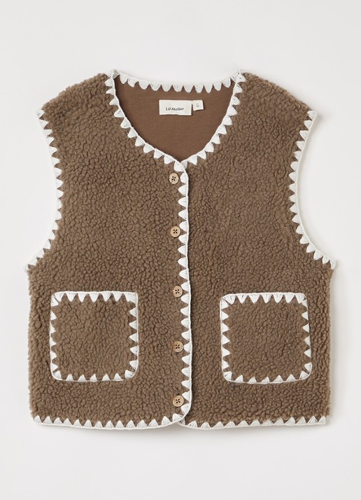 Lil 'Atelier NMFLayo bodywarmer van teddy
