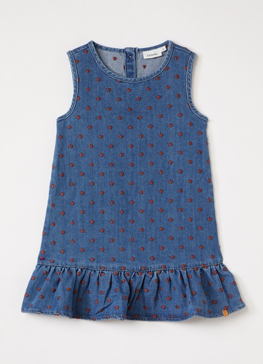 Lil 'Atelier NMFLiva Lea denimjurk met print