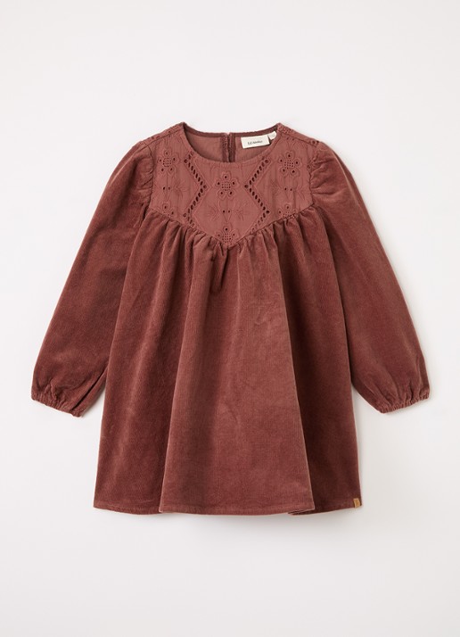 Lil 'Atelier NMFOnellas jurk met opengewerkt dessin