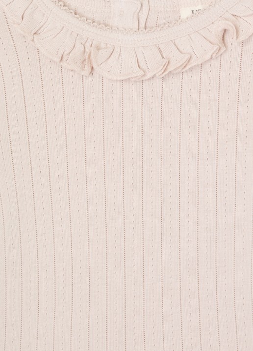 Lil 'Atelier NMFRachel top in  katoenblend - detail 3 beige